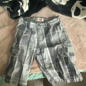 Boys grey levi shorts